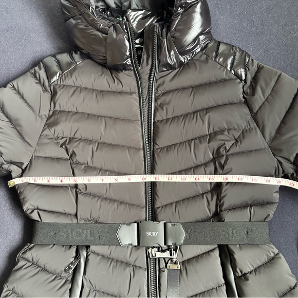NWT Sicily Mailia Belted Puffer Jacket - Picture 10 of 11